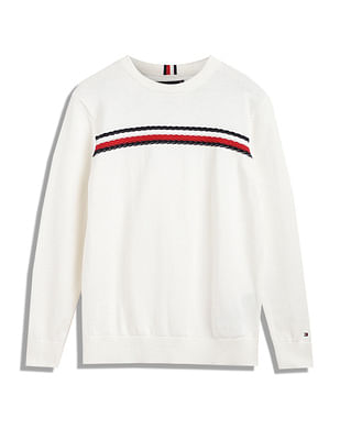 Tommy Hilfiger Kids Boys Global Stripe Sweater