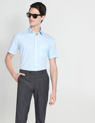 Arrow Glen Check Cotton Formal Shirt