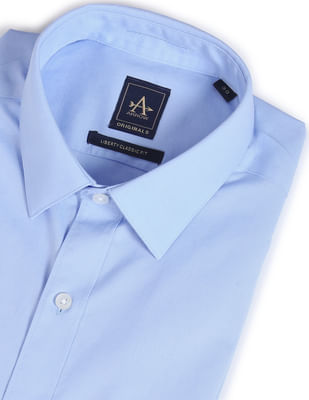 60's ARROW Rayon Open Collar USA ブルー 60's ARROW Rayon Open Collar USA ブルー 1950s Vintage Arrow