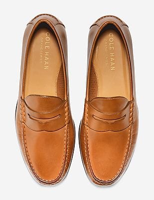 Buy Cole Haan Men Brown Hayes Penny Loafer - NNNOW.com display picture 2