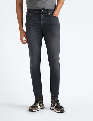 Flying Machine Slash Slim Tapered Fit Jeans