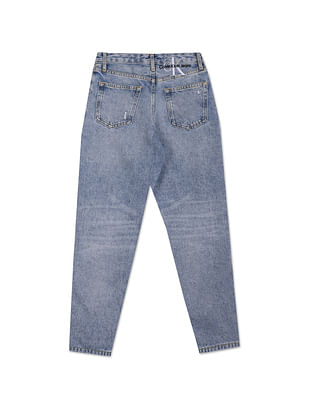 DONDUP KIDS light-wash flared jeans Blau, SS24 Fashion Trend: Underwear as  Outerwear