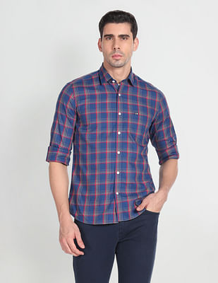 Arrow Sports Tartan Check Casual Shirt