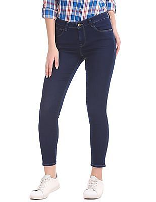 women's dark wash jeans