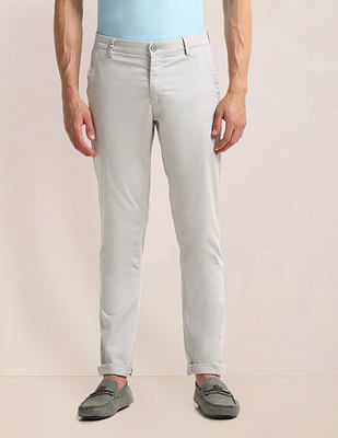 U S Polo Assn Austin Fit Solid Trousers