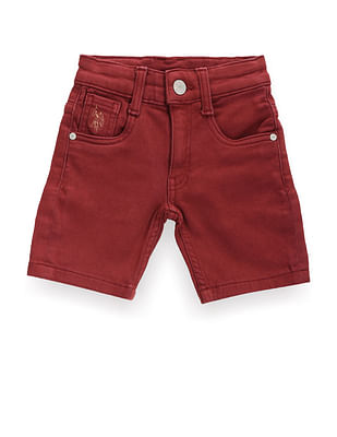 U S Polo Assn Kids Boys Clean Look Denim Shorts