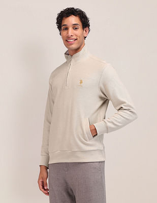 Buy U.S. Polo Assn. Regular fit Solid Sweatshirt - NNNOW.com