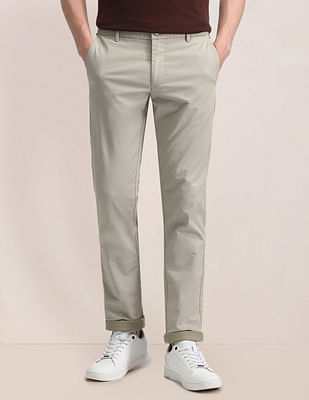 U S Polo Assn Mid Rise Slim Fit Trousers