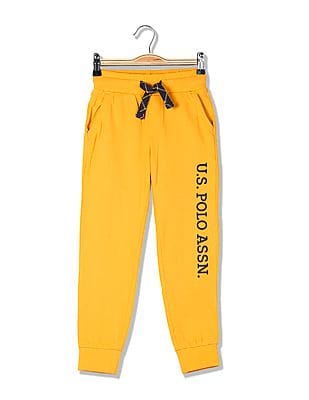 kids yellow joggers