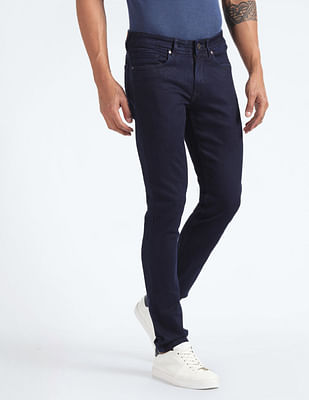 Flying Machine Mid Rise Rinsed Skinny Fit Jeans