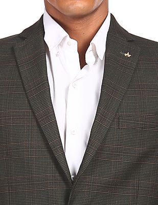 ジャケット・アウター Allege 18aw CHECK W PEAKED LAPEL JACKET Allege 18aw CHECK W PEAKED LAPEL JACKET