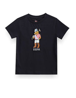 U S Polo Assn Kids Boys Graphic Print T-Shirt