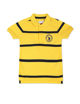 U S Polo Assn Kids Iconic Horizontal Stripe Polo Shirt