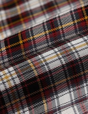 S'YTE★Cotton Tartan Asymmetry Check T Amazon.com: Red and Black Buffalo Scottish Tartan Plaid