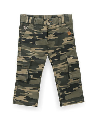 U S Polo Assn Kids Boys Camouflage Trousers