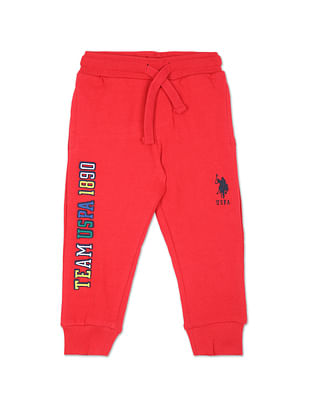 Polo red joggers on sale