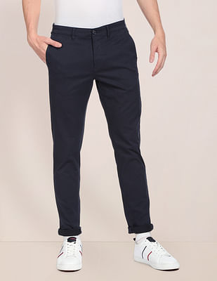 U S Polo Assn Pinstripe Twill Casual Trousers