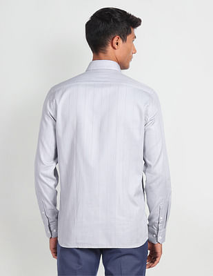 Buy Arrow Vertical Stripe Dobby Shirt - NNNOW.com