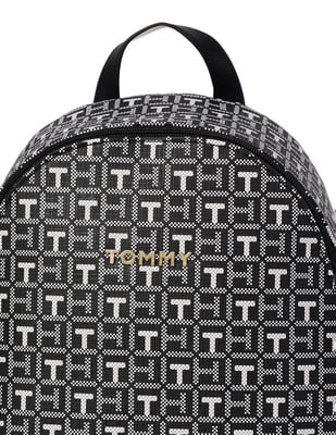 Tommy Hilfiger Cream and Black Backpack with Geometric Design Tommy Hilfiger Geometric Backpacks for Women | Mercari main image 4