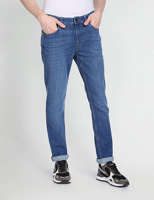 Arrow Sports Jameson Slim Fit Stone Wash Jeans