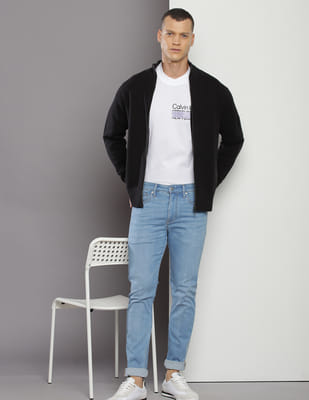 Buy Calvin Klein Milano Knit Zip Up Sweater - NNNOW.com