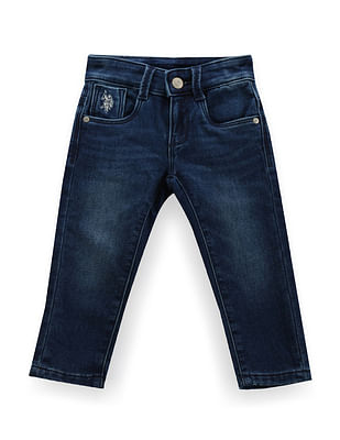 U S Polo Assn Kids Boys Slim Fit Blue Jeans