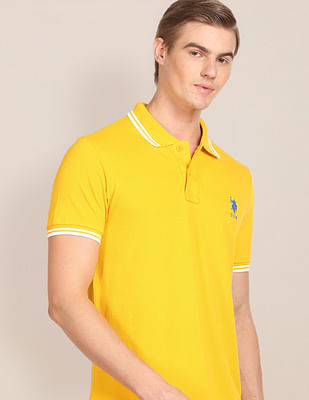 U S Polo Assn Tipped Collar Cotton Polo Shirt