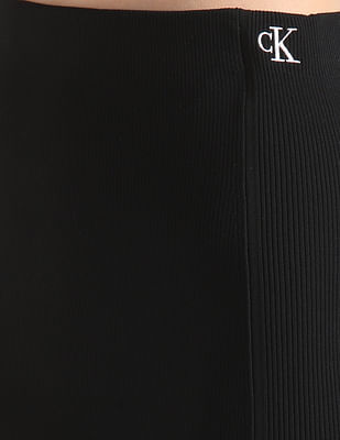 【CK JEAN】BACK ZIPPER DETAIL KNIT SKIRTJ222007 BEH Buy Calvin Klein Back Zip Knit Skirt - NNNOW.com