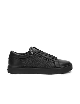 ★ ★ Unisex Black CKJ Sports Essentials Monogram Buy Calvin Klein Men Monogram Lace-Up Sneakers - NNNOW.com