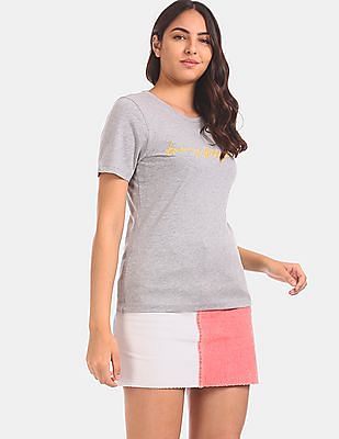 tommy hilfiger grey crew neck