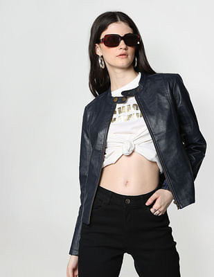 Baya, (R) Leather biker jacket for ladies | Mackage® US-atpcosmetics.com.vn