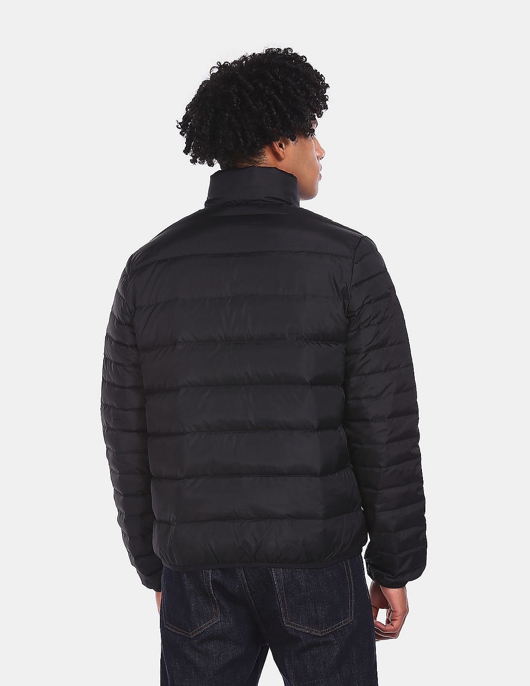 Buy Calvin Klein Men Black High Neck Light Down Jacket