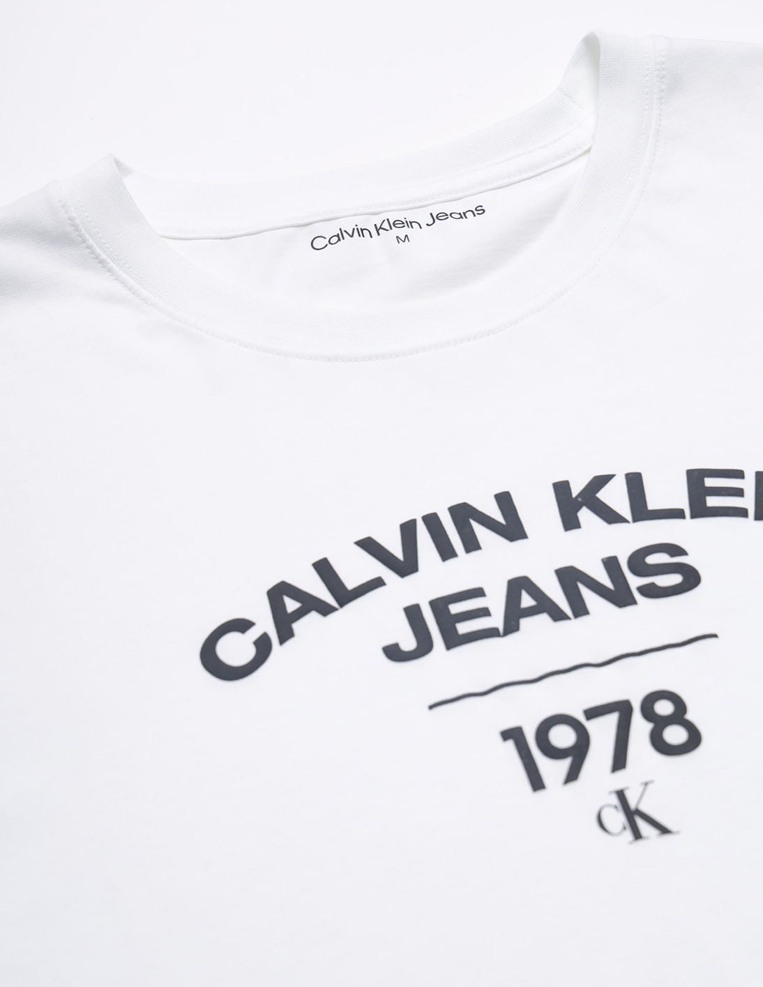 Buy Calvin Klein Curved Varsity Logo T-Shirt - NNNOW.com