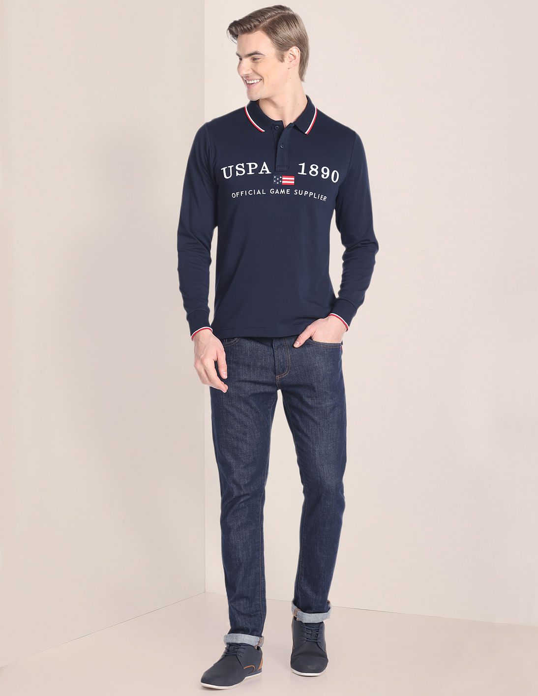 トップス SEE SEE BIG NYLON POLO NAVY ennoy sfc Stripes For Creative - S.F.C 24SS エスエフシー BIG NYLON
