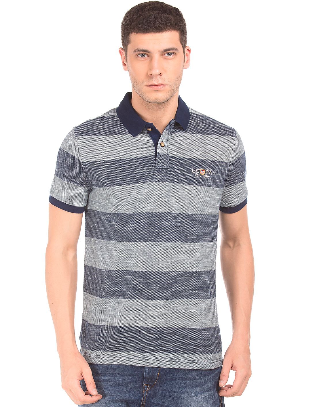 mens muscle fit denim shirt