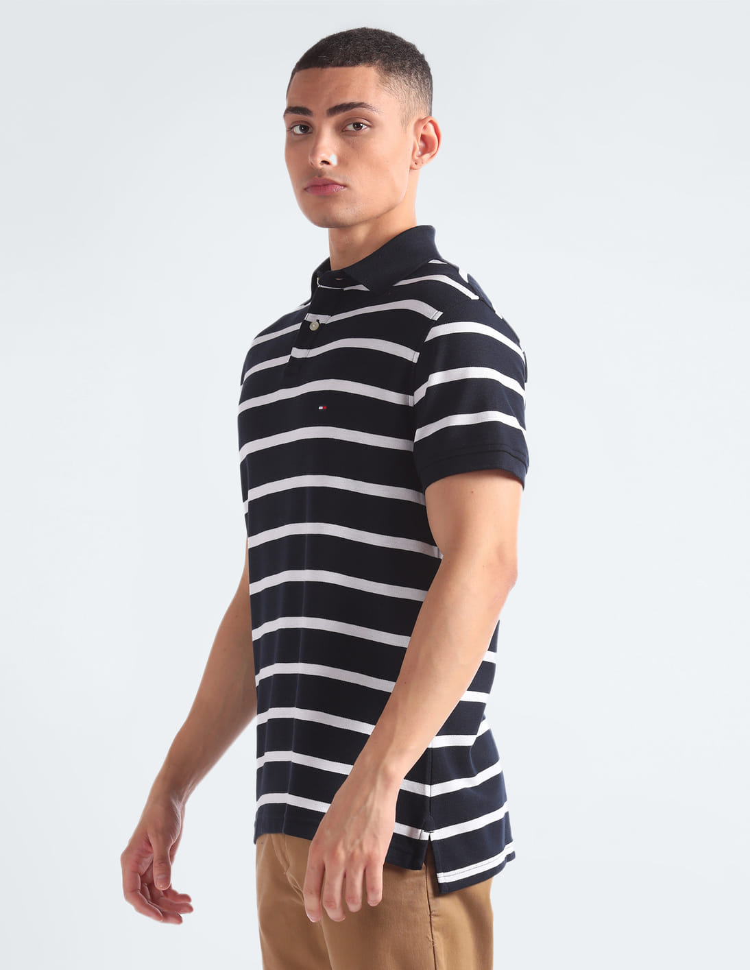 Buy Tommy Hilfiger Refined Horizontal Stripe Polo Shirt - NNNOW.com