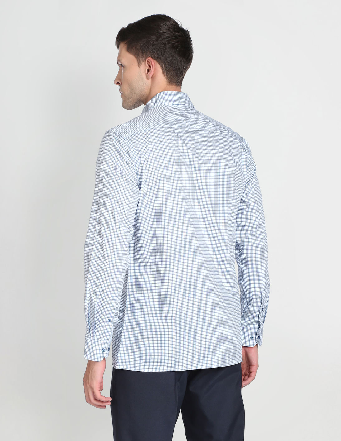 Buy Arrow Micro Check Twill Shirt - NNNOW.com