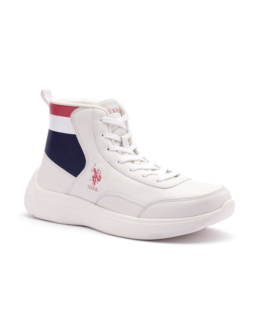 U.S. POLO ASSN. Sneakers : Buy U.S. POLO ASSN. Men Black LINETTI Mid Top  Sneakers Online