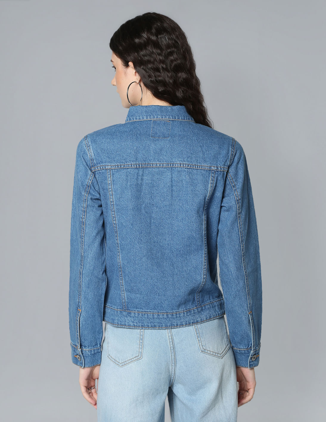 希少 MASSES DENIM JKT H.WASH INDIGO Lsize Buy Indigo Blue Jackets & Coats for Women by Marks & Spencer