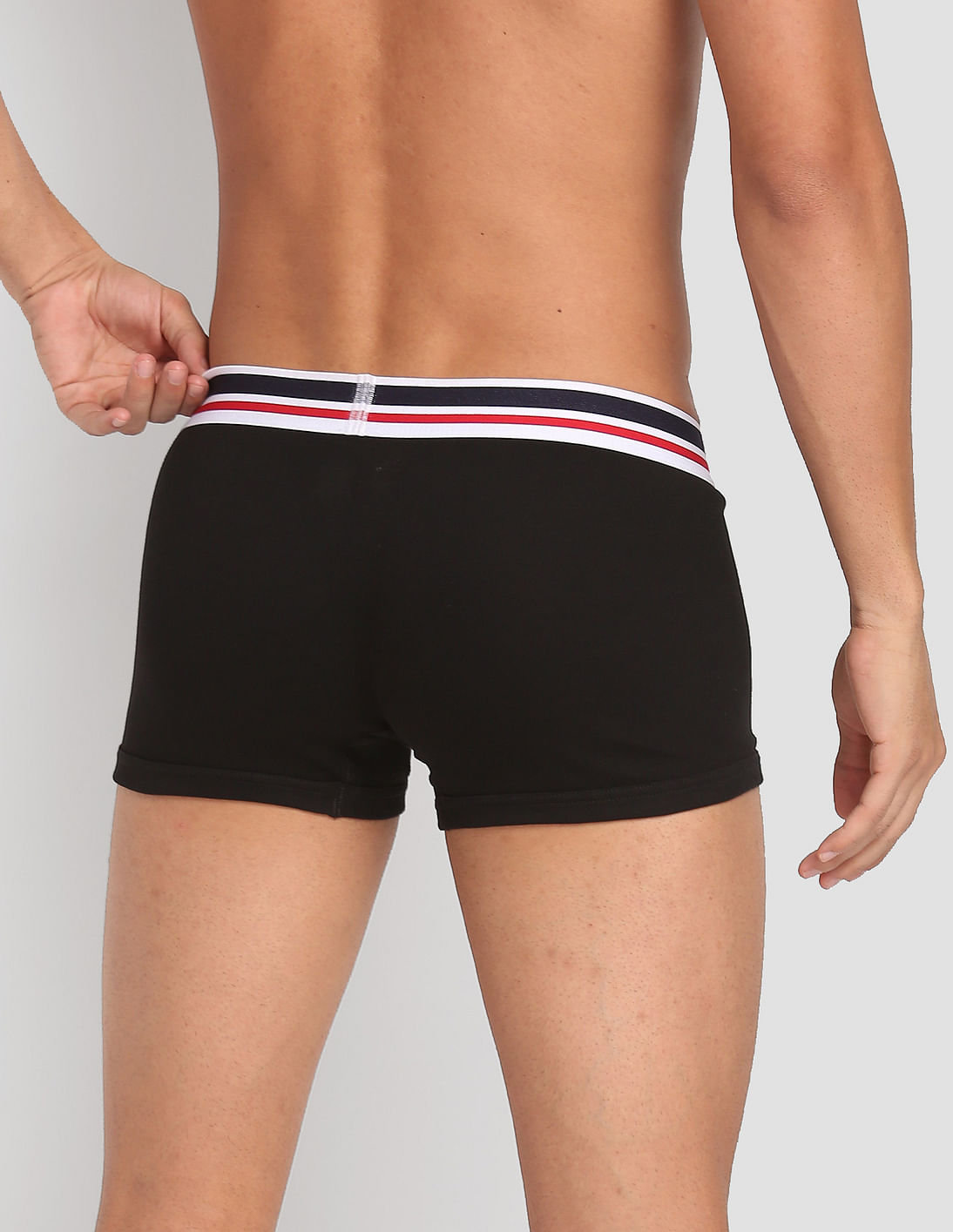 Buy USPA Innerwear Logo Waistband Cotton Stretch IYAI Trunks