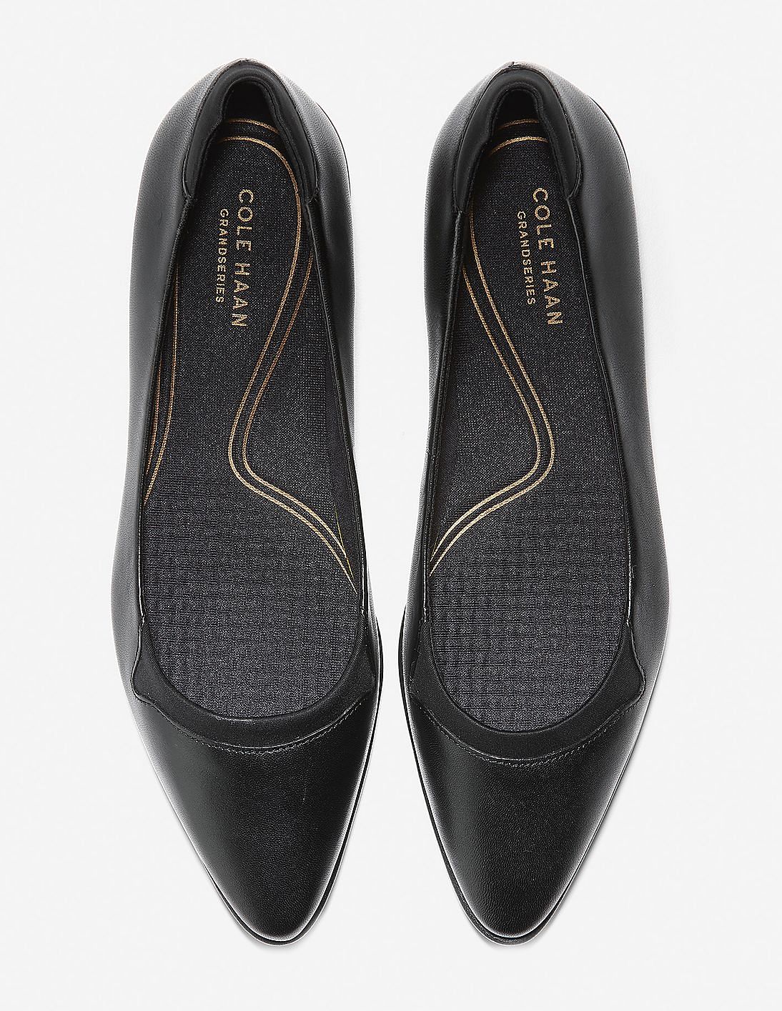 Cole haan womens black flats online