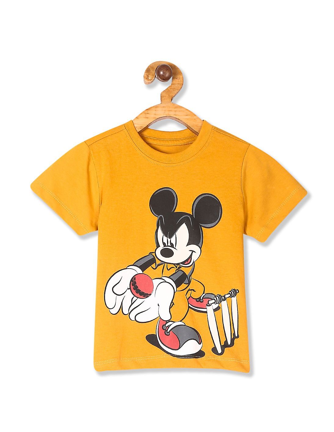 yellow mickey mouse shirt