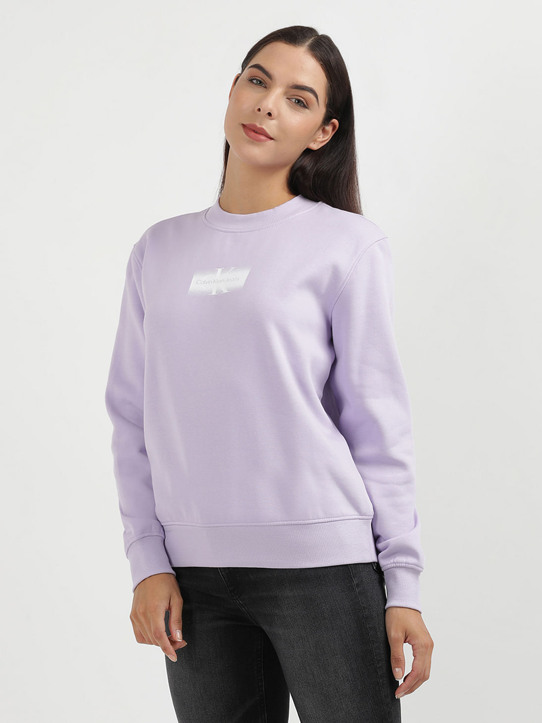 Buy Calvin Klein Faded Monologo Sustainable Sweatshirt