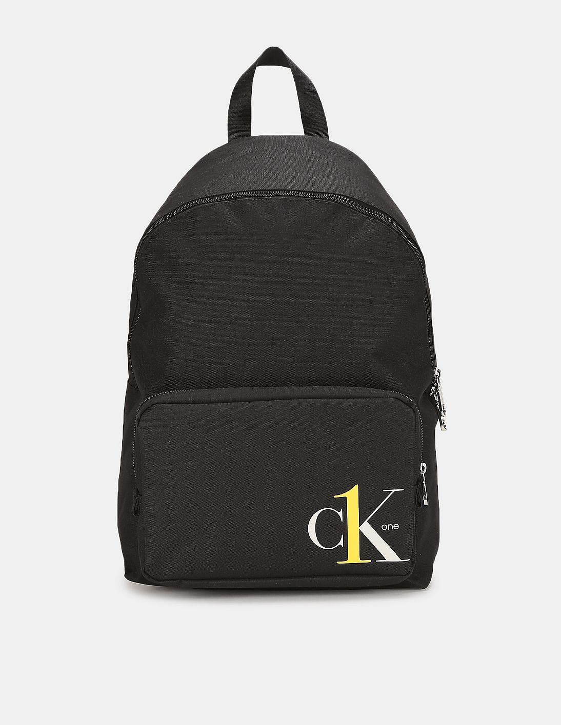 Buy Calvin Klein Men Black Brand Print Campus Backpack - NNNOW.com