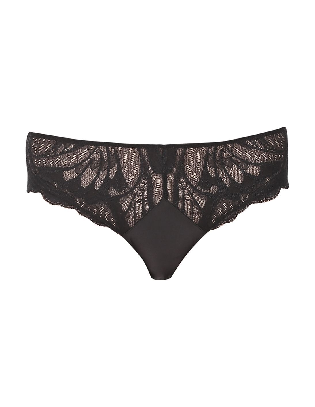 Buy Calvin Klein Underwear Women Black Mid Rise Lace Hipster