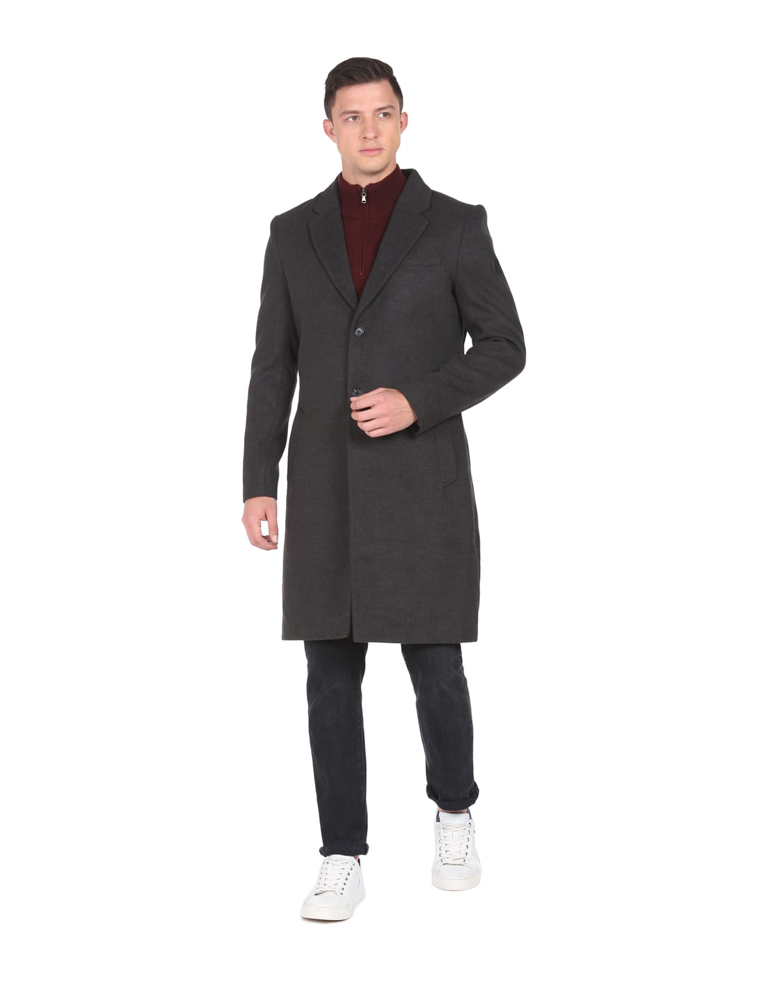 TROVE LUU COATダークグレー サイズ2 TROVE LUU COATダークグレー サイズ2 - メルカリ