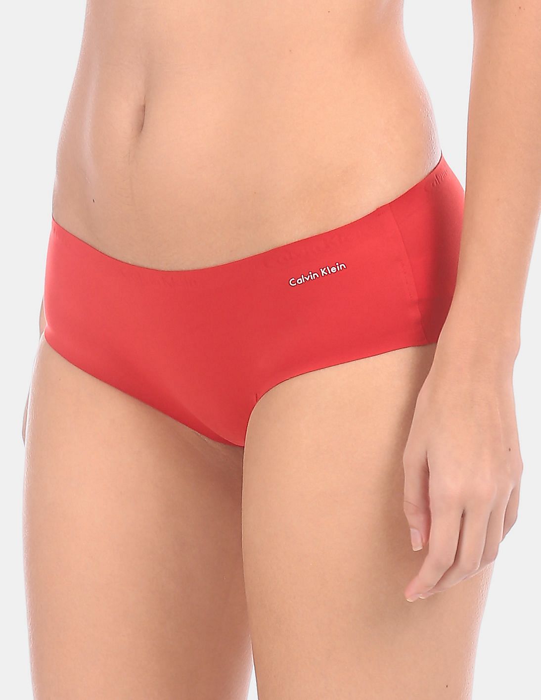 Buy Calvin Klein Underwear Women Red Invisibles Solid Stretch