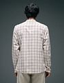 Flying Machine Plaid Checked Pure Cotton Shirt