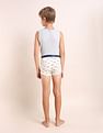 USPA Innerwear Boys Mid Rise Cotton Spandex Trunks - Pack Of 5