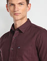 Arrow Sports Point Collar Solid Shirt